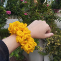 Yellow Crochet Gajra 💛🌼